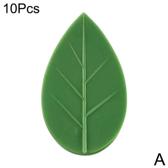 10 pc Leaf shaped sticky clips to hold your climbing plants in style - Picture 15 of 15